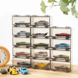 Stackable storage box toy car model storage box for Tomica matchbox toy car model storage collection display box display cabinet