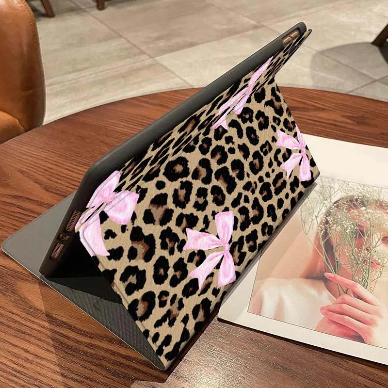 

Cherry flower leopard print For Xiaomi Redmi Mi Pad 4 5 6 6s 7 8 SE Pro 2 11 Plus Max 12.4 11 11.2 12.5 8.7 inch Tablet Case
