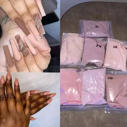 50G/10G (1Bag)  Nude Acrylic Powder, 10Colors Crystal Pink Extension/Dip/Engraving Nail Acrylic Powder for Nails Wholesale