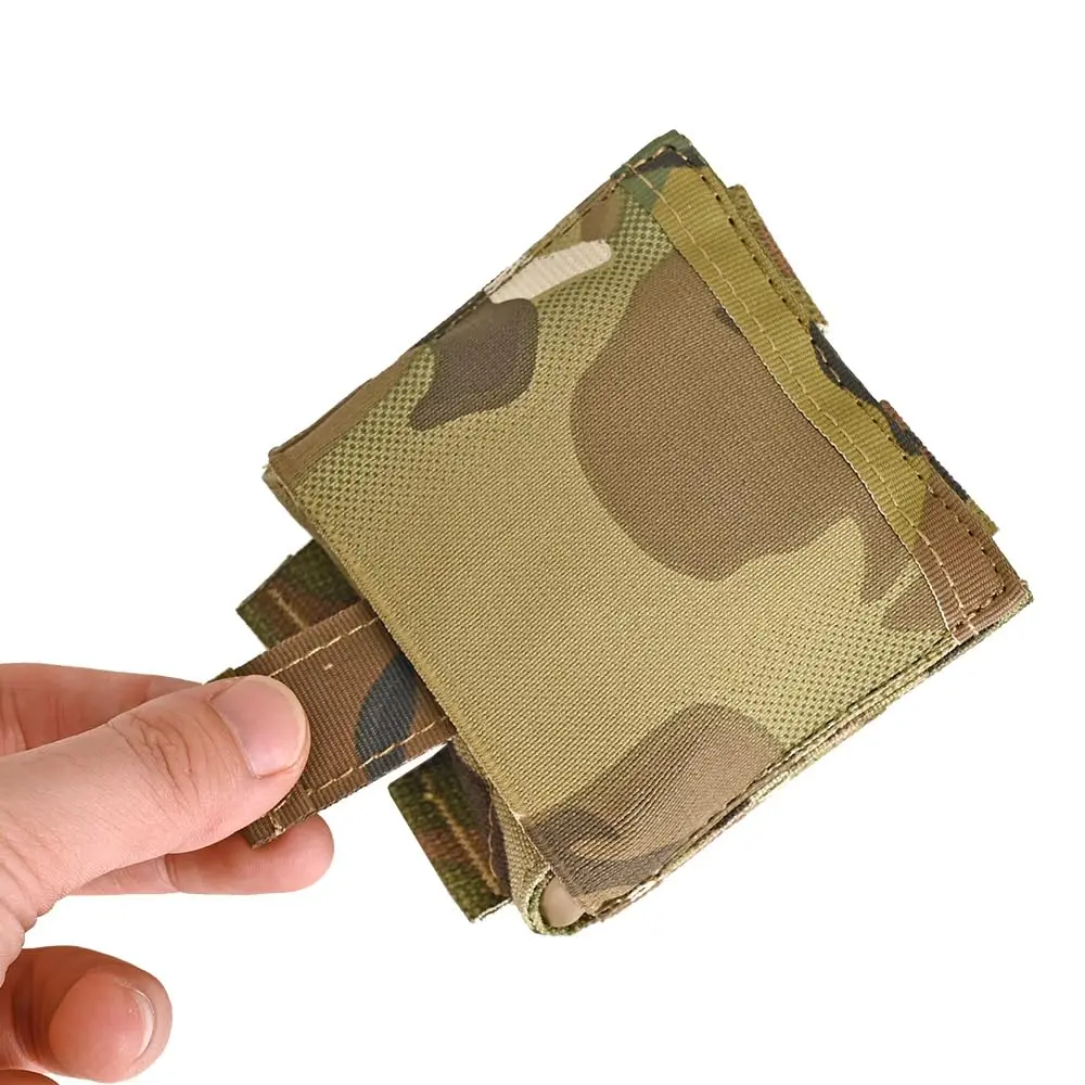 Tactical Dump Pouch Foldable Cummerbund Magazine Pouch MOLLE Speed Mil-grade Elastic Ultra Light Drop Soft Roll UP MAG Pouches