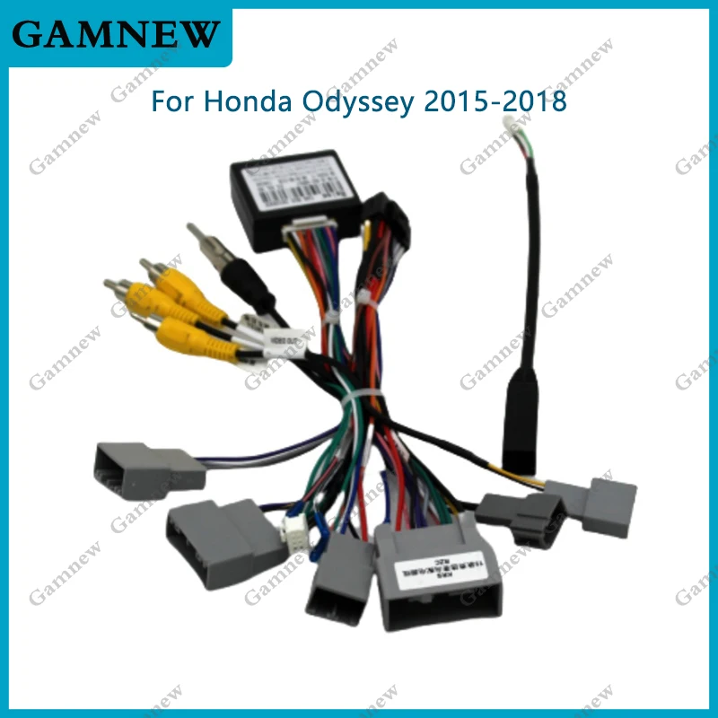 

Car 16pin Wiring Harness Adapter Canbus Box Decoder Android Radio Power Cable For Honda Odyssey 2015-2018