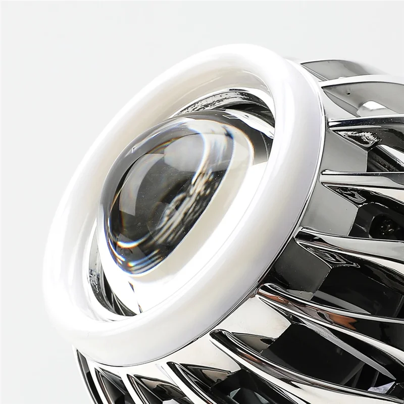 

2Pcs LED 60MM Halo Ring Angel Eyes White Light Waterproof Signal Light 12V For Car Motorcycle