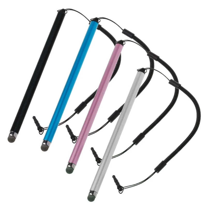 Lanyard Touchscreen Stift Mesh Micro Faser Spitze Stift für Smartphone Tablet Dropship