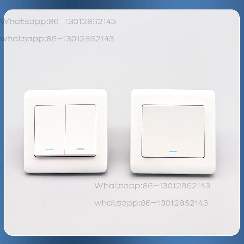 

Marine cabin wall switch HE-2N-1/HE-2N-2 single open double open double control belt JXN-5 dark box 10A250