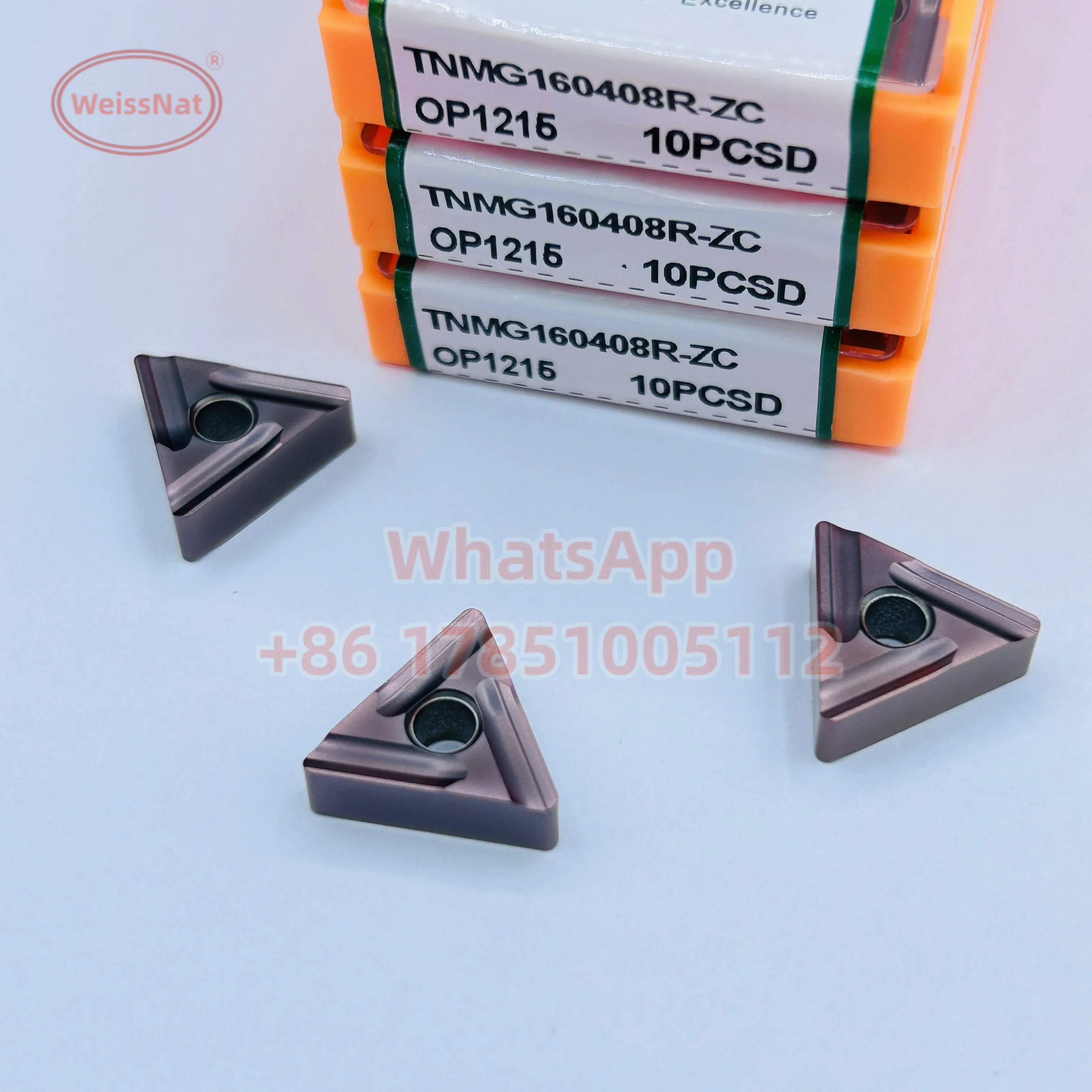 Imagem -05 - Inserções do Carboneto de Tnmg Tnmg160404l Tnmg160404r Tnmg160408l Tnmg160408r Op1215