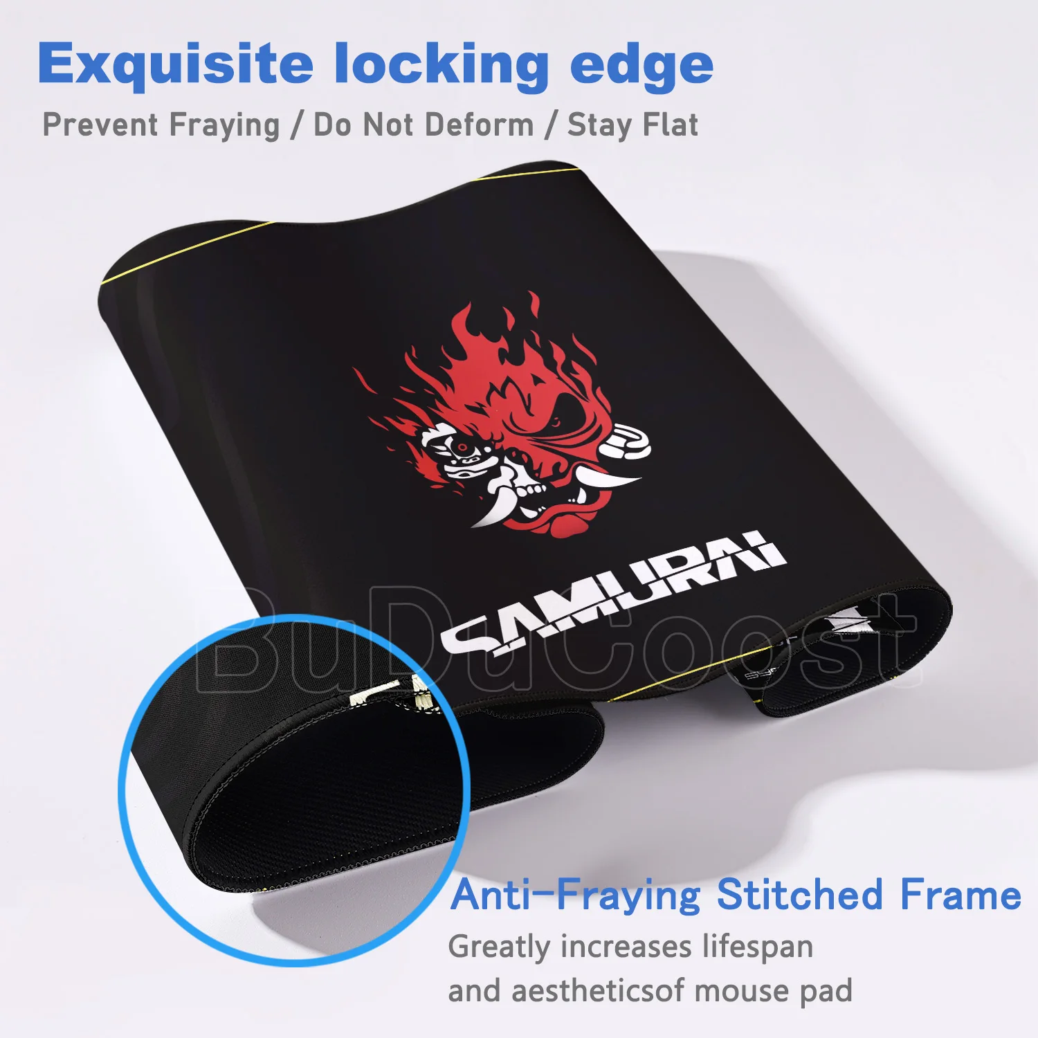 Cartoon Anime Cyberpunk Mouse Pad 900X400mm Tappetini da tavolo per laptop di grandi dimensioni Gomma antiscivolo E-sport Gioco Tappetino per mouse da ufficio Tappetino per mouse da scrivania