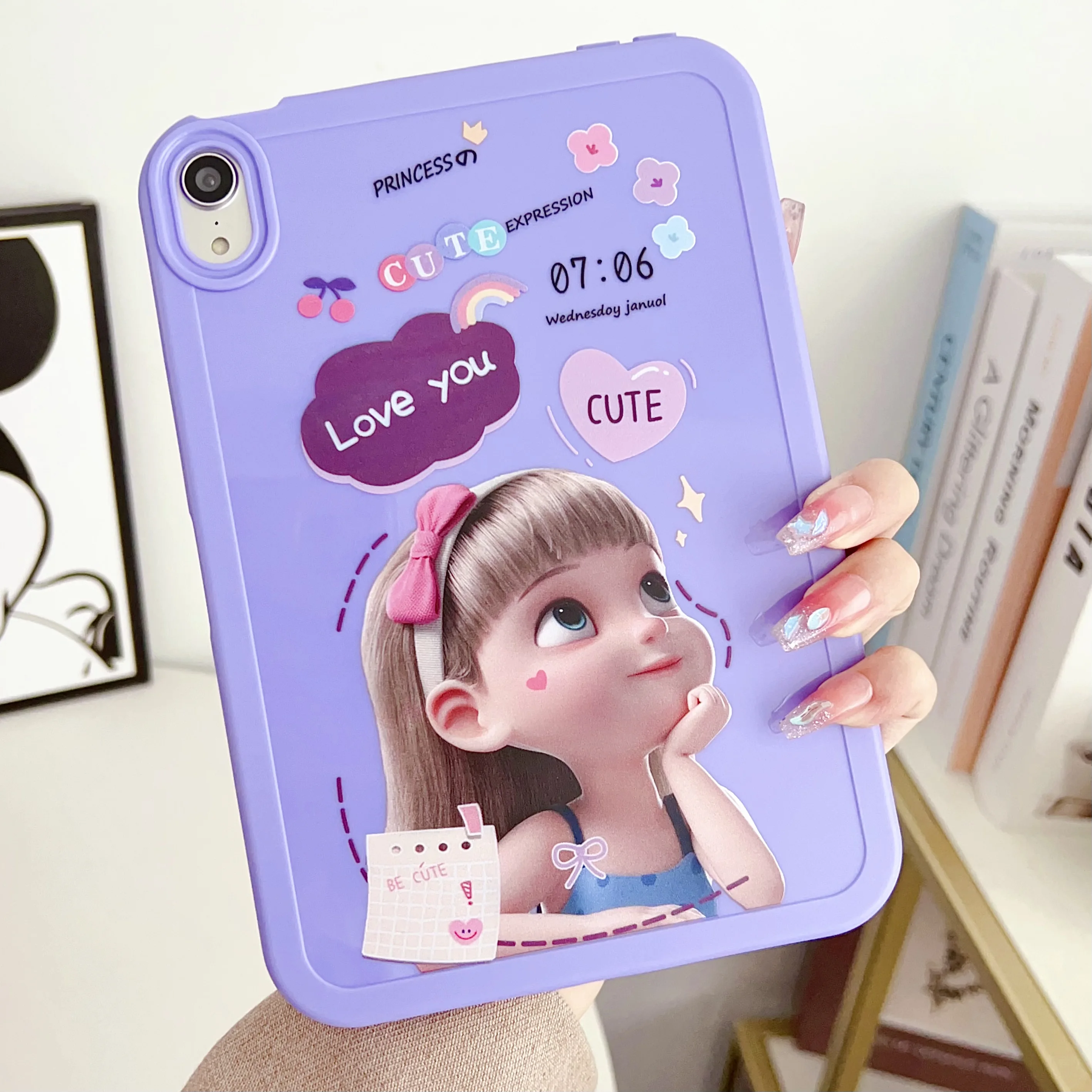 

Cute Case For A9 Plus SM-X210 X216 X110 X115 S8 S7 S6 Lite P610 A8 X200 Colourful Printed Cover For A7 T500 Lite T220 A 8.0 T290