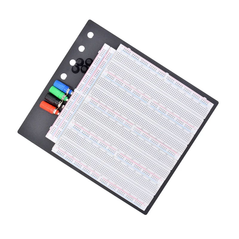 Tools No Welding Solderless Breadboard Plate 3220 Tie-Points Test Circuit Board ZY-208 4Pcs 830 Points