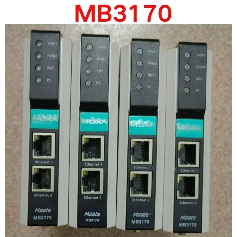 

Second-hand test OK MOXA gateway MGate MB3170