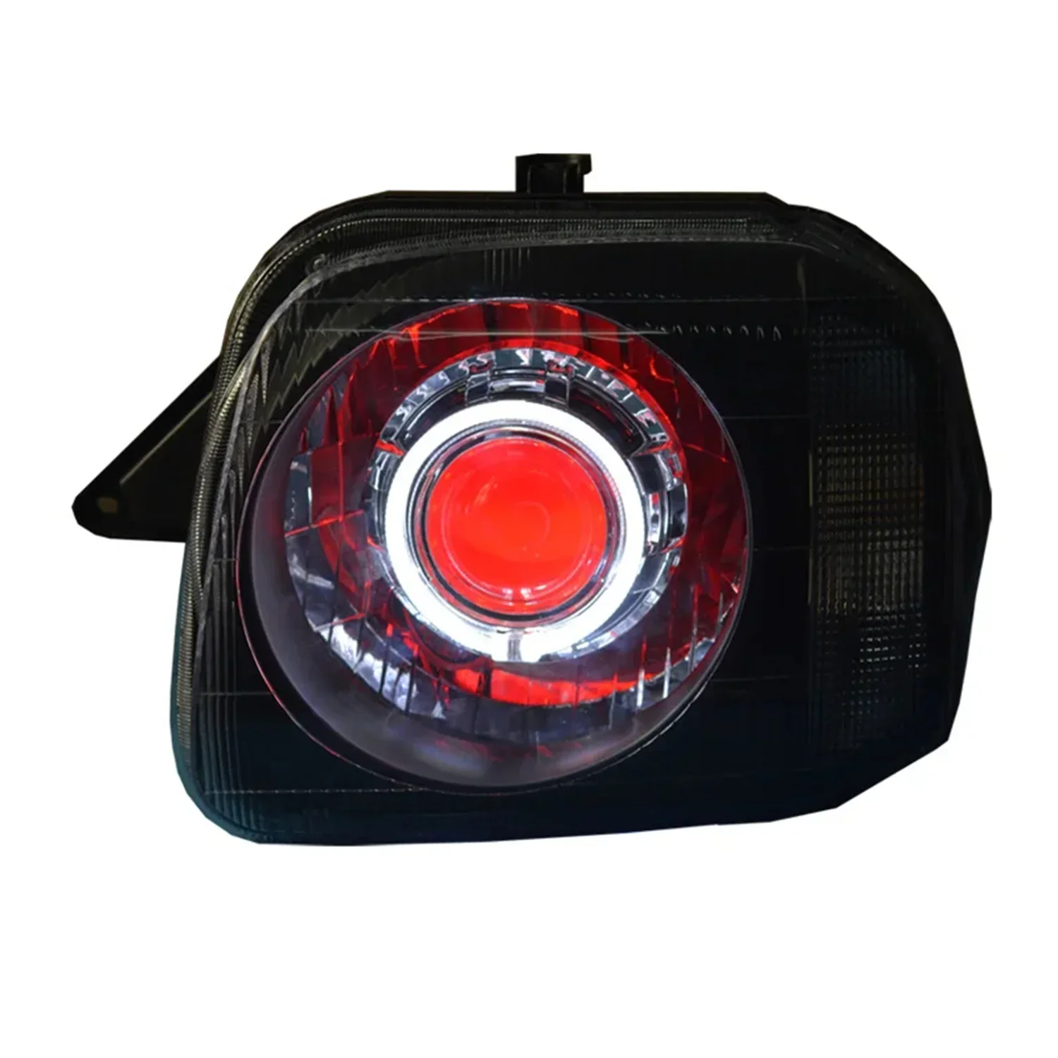 LED HID المصباح لسوزوكي جيمي 2007-2017 Cob عين الملاك Led النهار تشغيل ضوء Drl بدوره إشارة مع عدسة العارض #4