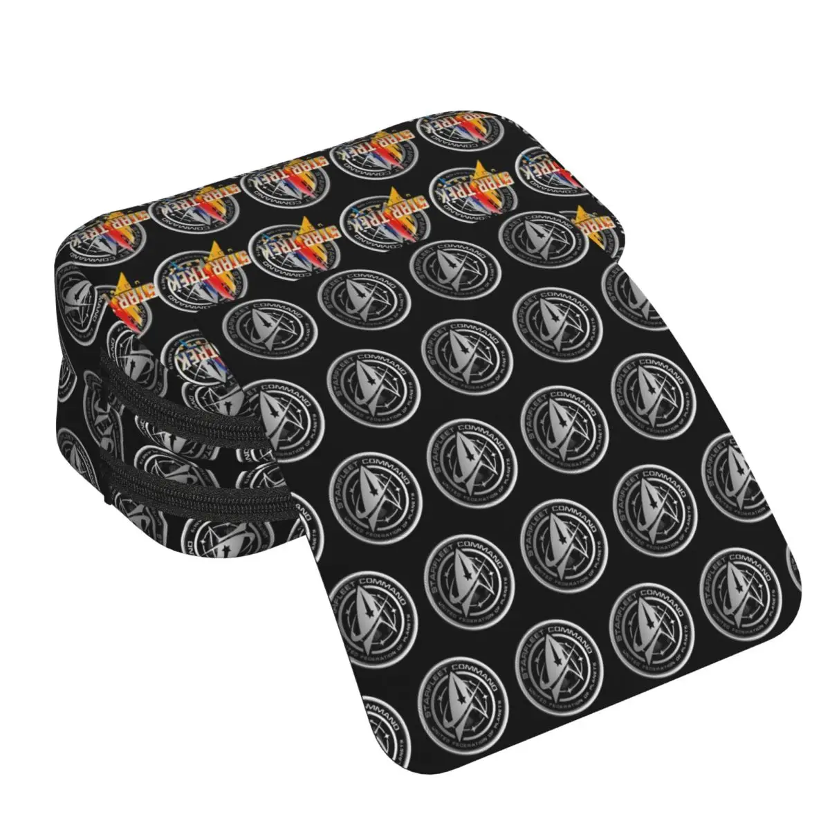 Star Treks Science Fiction TV Series Pencil Case for Students Gifts Pen Box Pencil Bag Stationery Supplies Pen Holder Bag