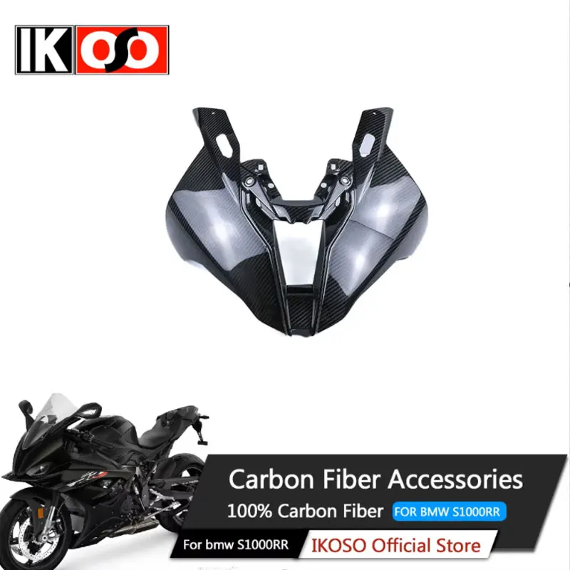 

100% сухой передний обтекатель из углеродного волокна 3K для Bmw S1000RR, детали модификации обтекателя мотоцикла из углеродного волокна 2023 +