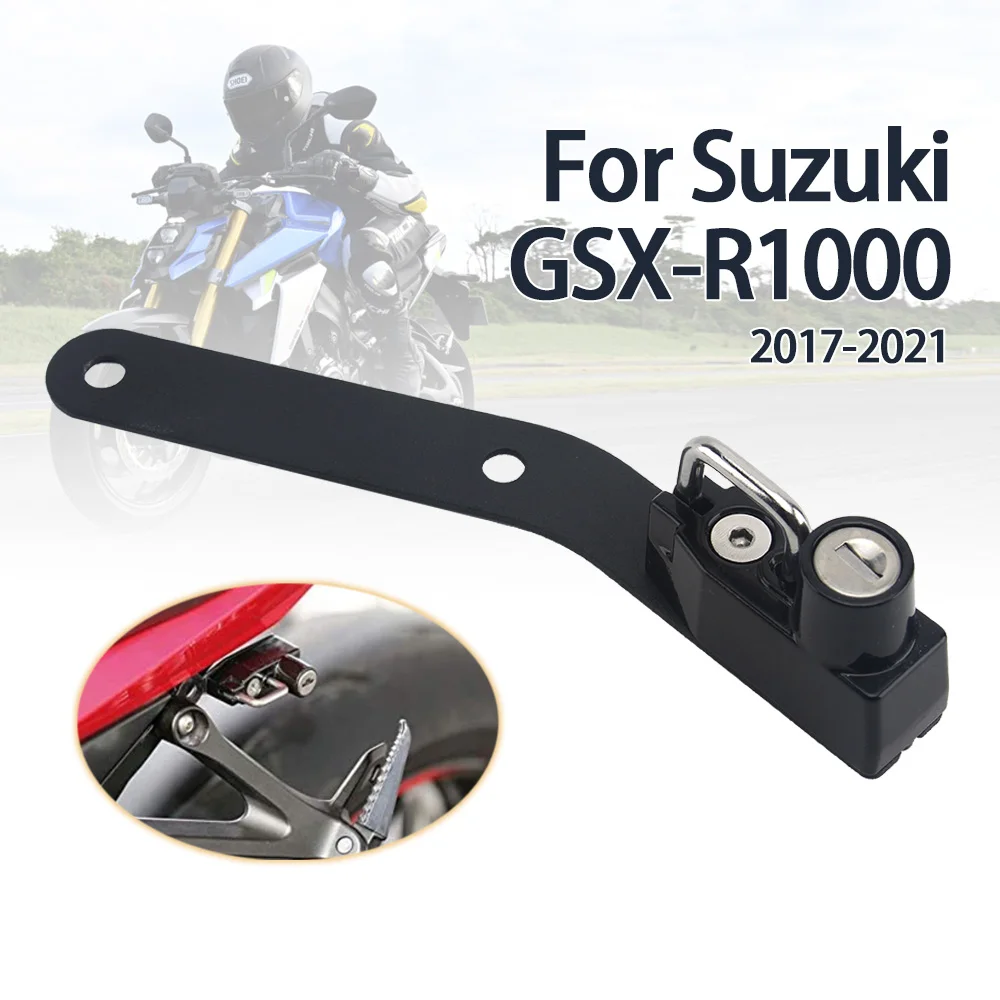 

Motorcycle Helemt Lock Kit Helemts Security Anti-Theft Lock Rust-Proof Aluminum Alloy For SUZUKI GSX-R1000 GSXR1000 GSX R1000