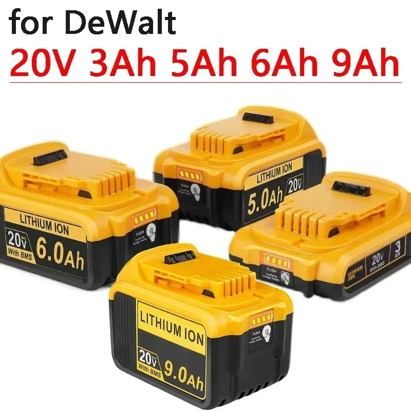 Cargador de batería de litio para Dewalt, 14,4 V, 18V, 20V, DCB203 DC B204 DCB205 DCB206 DCB118 DCB1418 DCB140 DCB183 DCB200