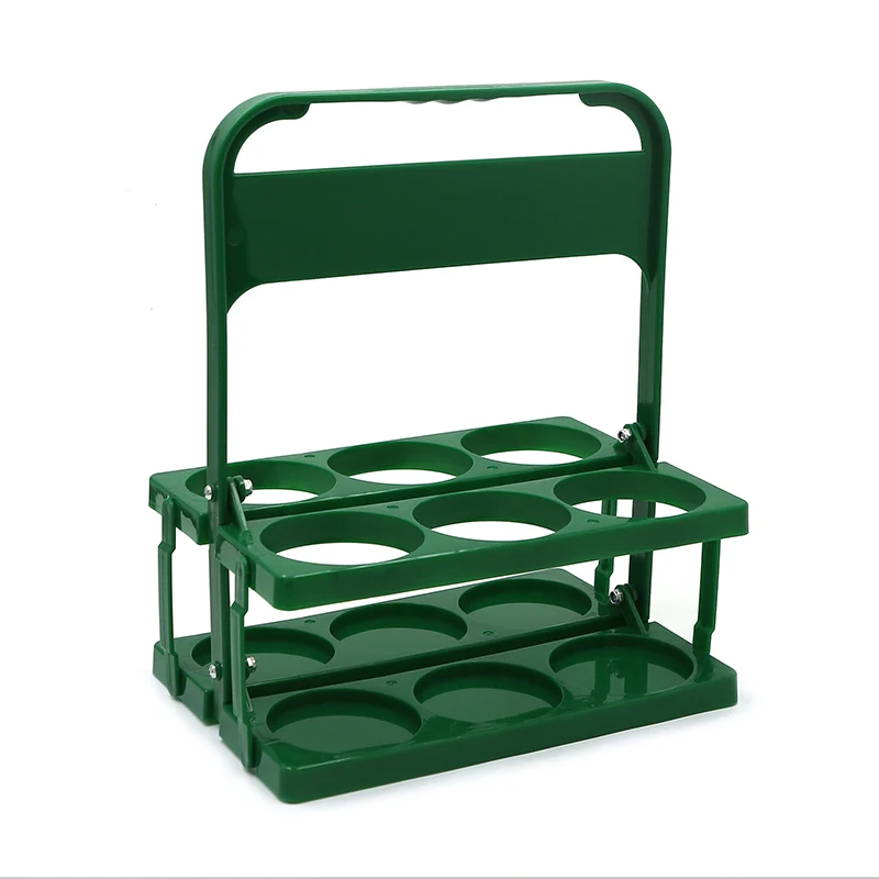 Herbruikbaar 6 Pack Bierfles Drager Drink Caddy Houder Duurzame Opvouwbare Bar Likeur Wijn Bier Rek Mand Cup Organizer - afbeelding 1