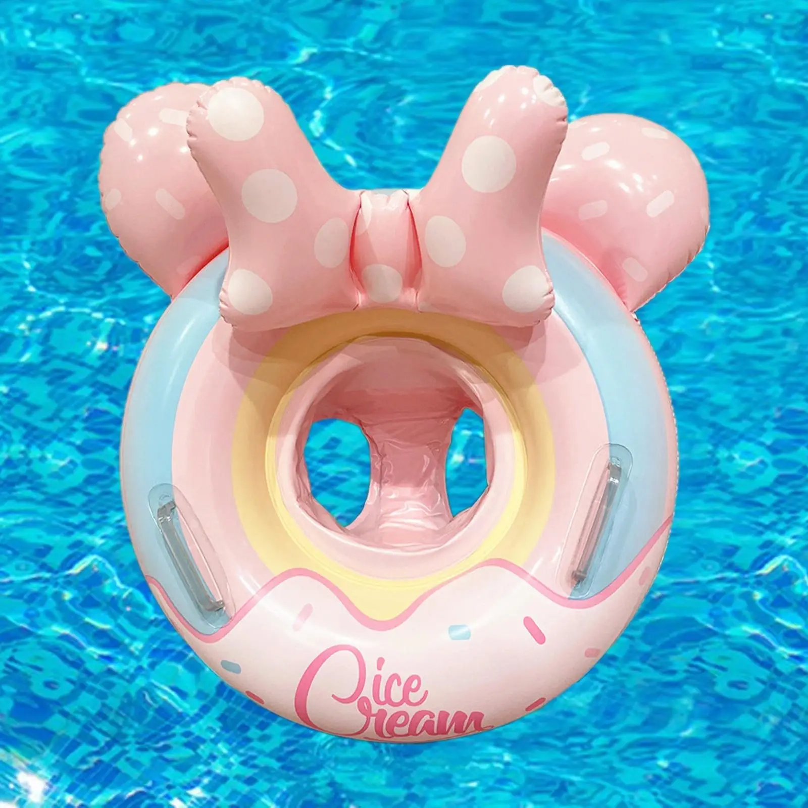 

Baby Pool Float Thicken Swim Trainer Anti Rollover Toy Fashion Inflatable Swimming Seat Baby Swimming Ring for Baby Kids Infant