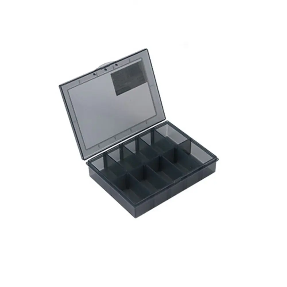 

Grid Plastic Adjustable Transparent Screw Slots Parts Box Component Case Tool Storage Box Organizer Box