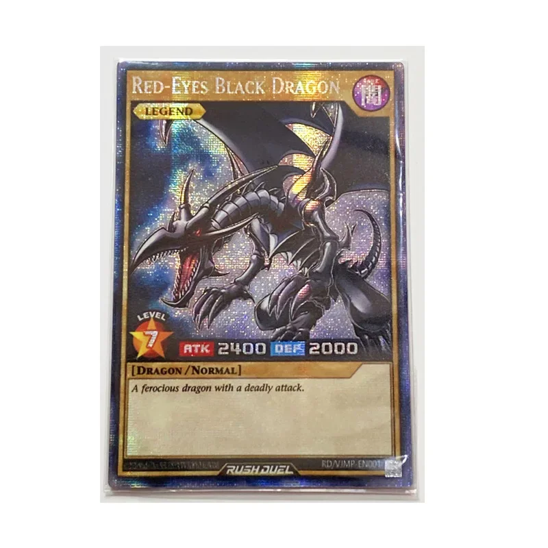 Yu Gi Oh English Rush Duel Blue Eyes White Dragon DIY Toys Hobbies Hobby Collectibles Game Collection Anime Cards