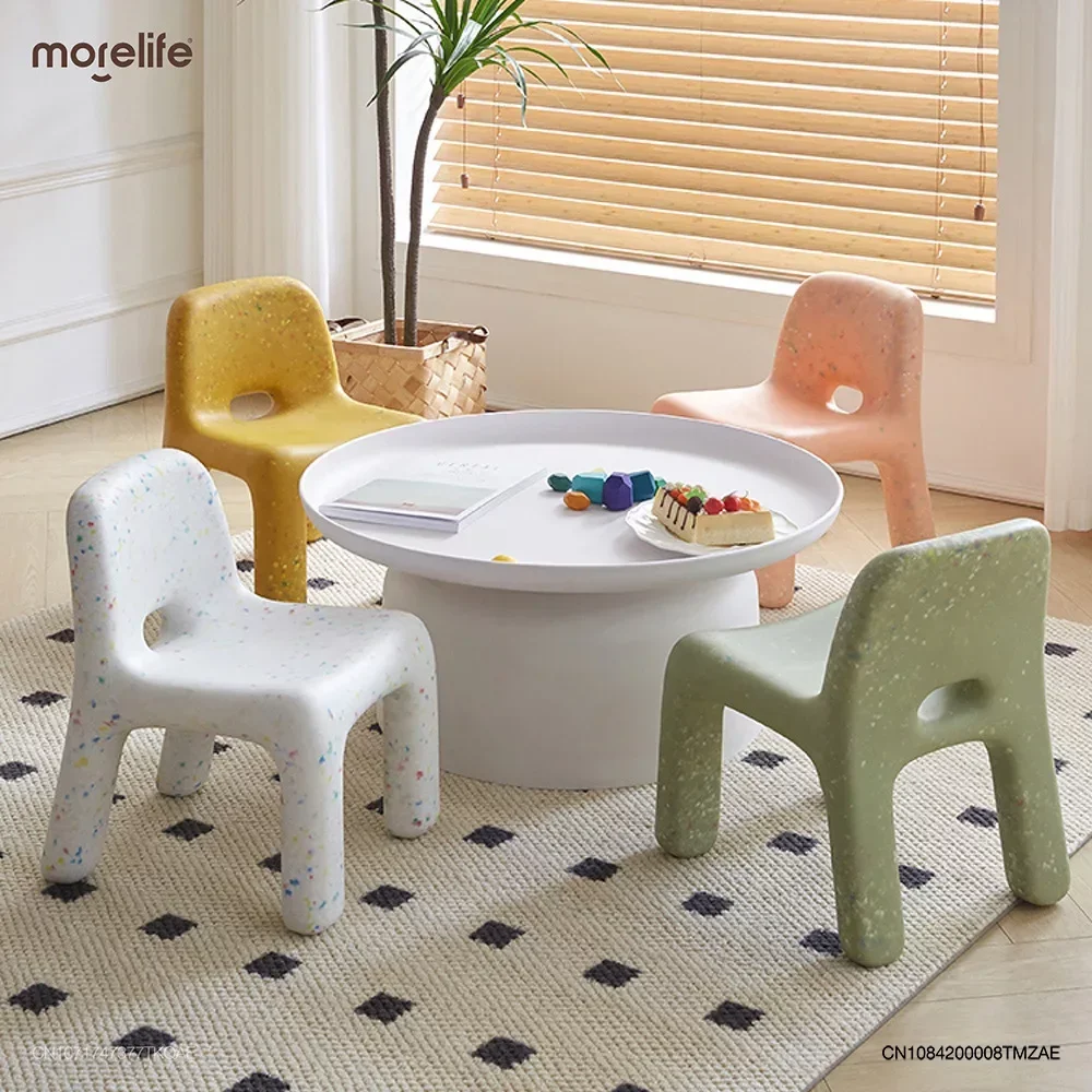 

Instagram Style Creative Plastic Mini Chairs Living Room Learning Chair Tables Shoe Changing Stool Footstool Home Furniture F01+