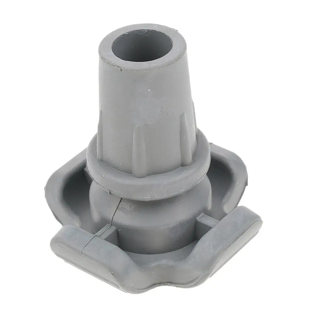 Stick Tips End, Premium Antislip Rubber Crutch & Tips & Leg Tips Caps Cover - 7/8inch (2.2cm) - Gray