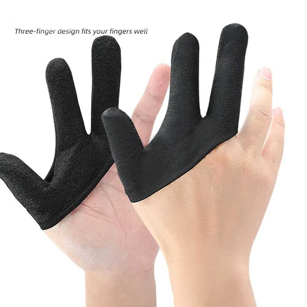 Replacement Reusable Heat Resistant Gloves Heat Insulation 3 Fingers Perming Hair Gloves Universal Curling Wand Glove