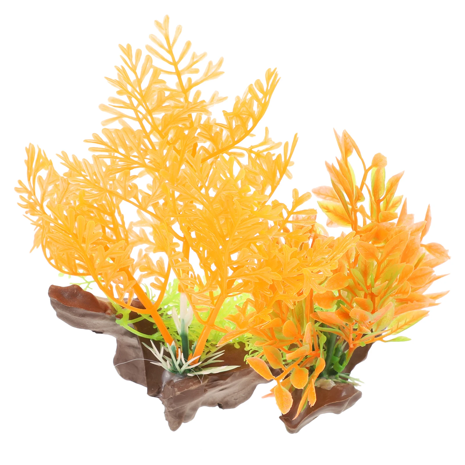 

Plastic Aquarium Plants Exquisite Fake Water Decors Vivid Natural Fish Tank Decorations Lightweight Realistic Office
