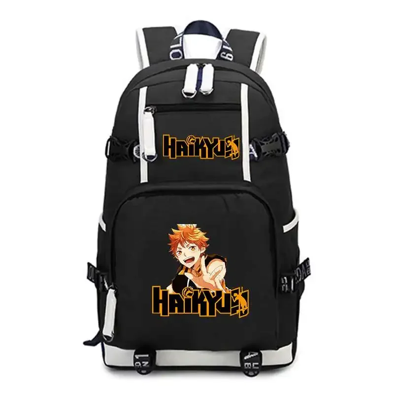 

Аниме Haikyuu Karasuno Hinata Рюкзак Подростковый большой вместительный дорожный рюкзак Haikyuu! Рюкзак Студенческий Мальчики Школьный Рюкзак Mochila