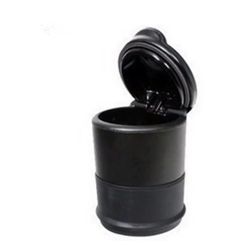 Black Car Ashtray Garbage Coin Storage Cup Container Cigar Ash Tray Car Styling Universal Size Plastic Trash Garbage Bin