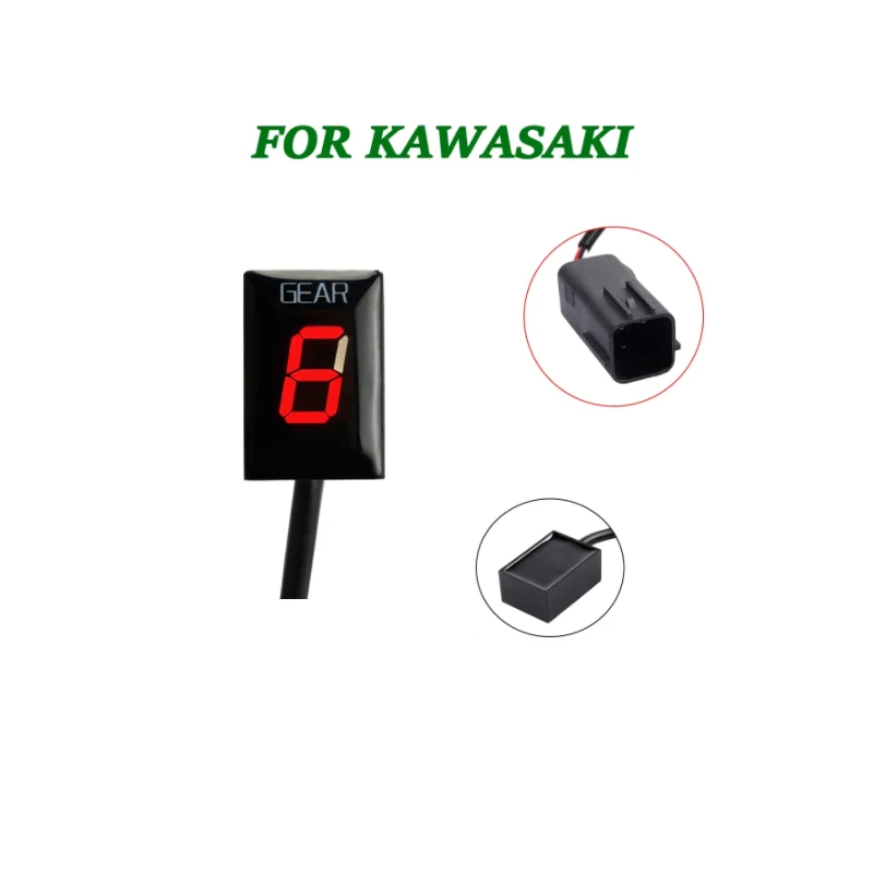 Indicador de marchas para motocicleta Kawasaki Z750, Z-750 Z1000  Z-1000, 2007, 2008, 2009,  accesorios de enchufe Ecu medidor de velocidad Digital,