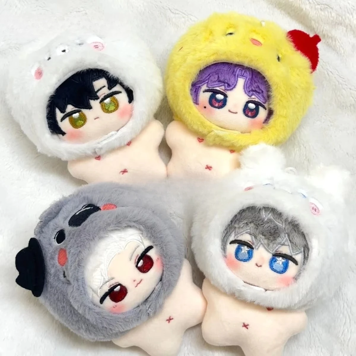 Xavier Sylus Rafayel Zayne Anime amor y espacio profundo Cosplay juguetes de peluche esponjoso Maumet títere muñeca mascota rega