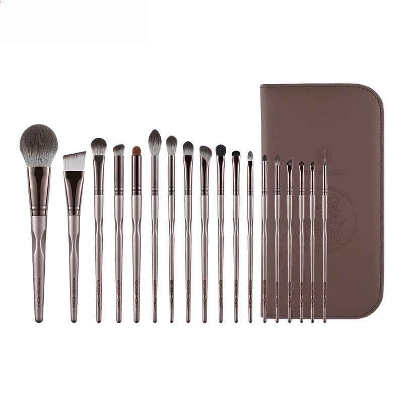 Professional makeup brush set, full set of animal hair brushes for advanced makeup artists