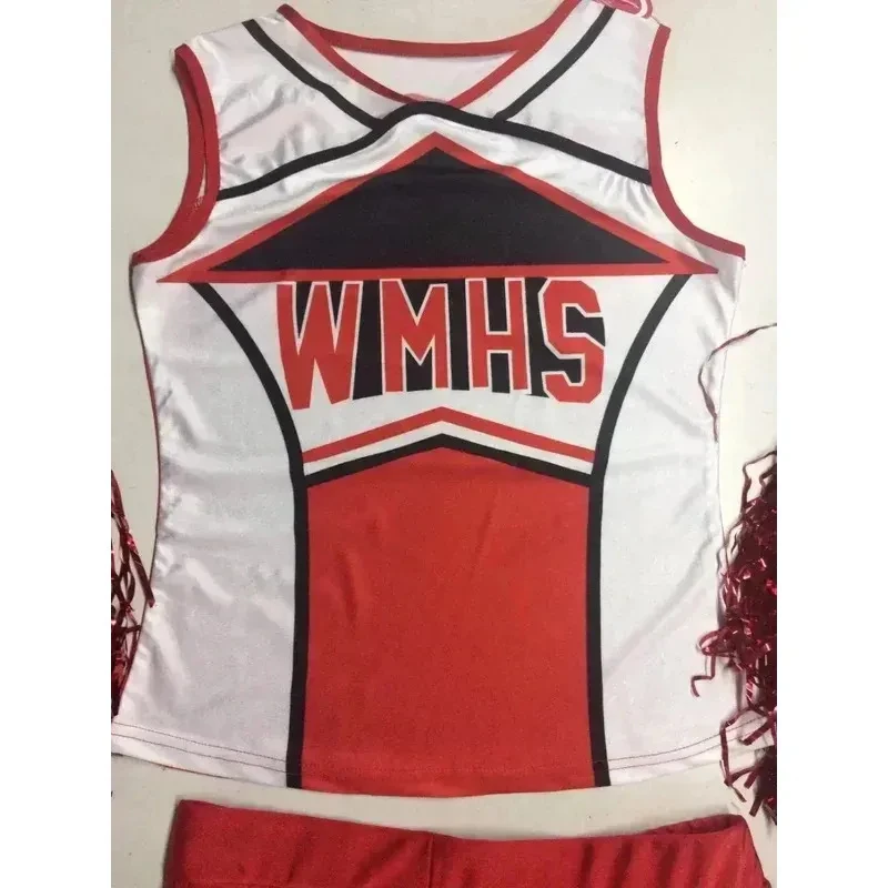 Disfraz de Animadora para Mujer, Estilo Glee Club de Secundaria, Uniforme de Animadora, Disfraz de Cheerios, Un Cos135