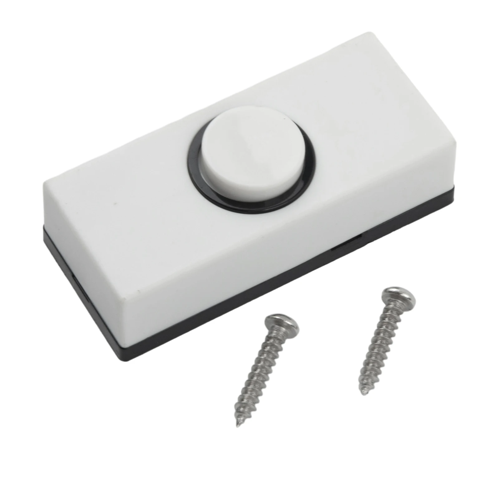 Push Button Door Bell Chime Bell Push Press Button Inserts Wall Plastic Hard Wiring Stylish Exterior Design Doorbells