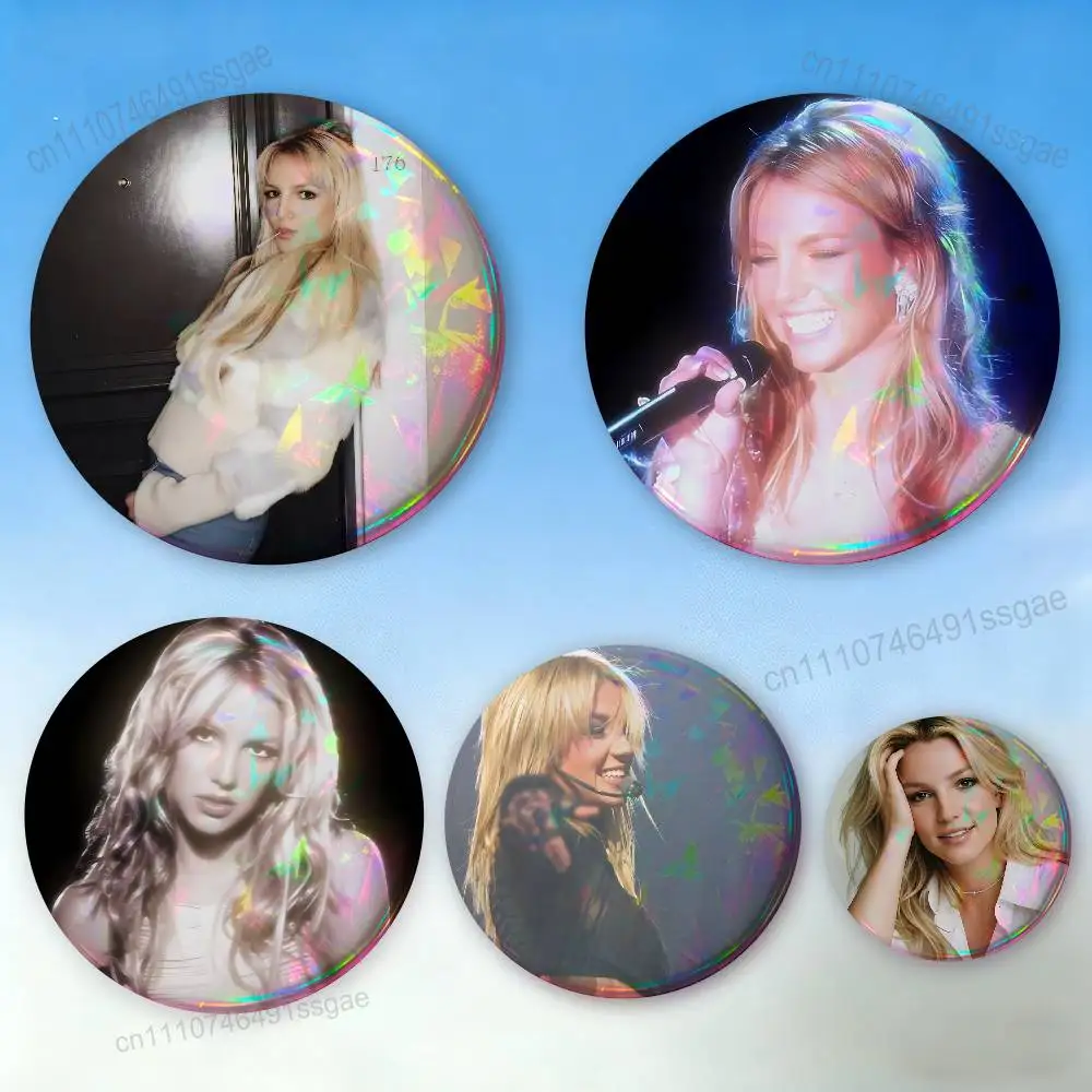 Singer B-Britney S-Spears Badges,Cartoon,Art, Brooches, Pins, Tin Props, Christmas Gifts, Birthday Gifts