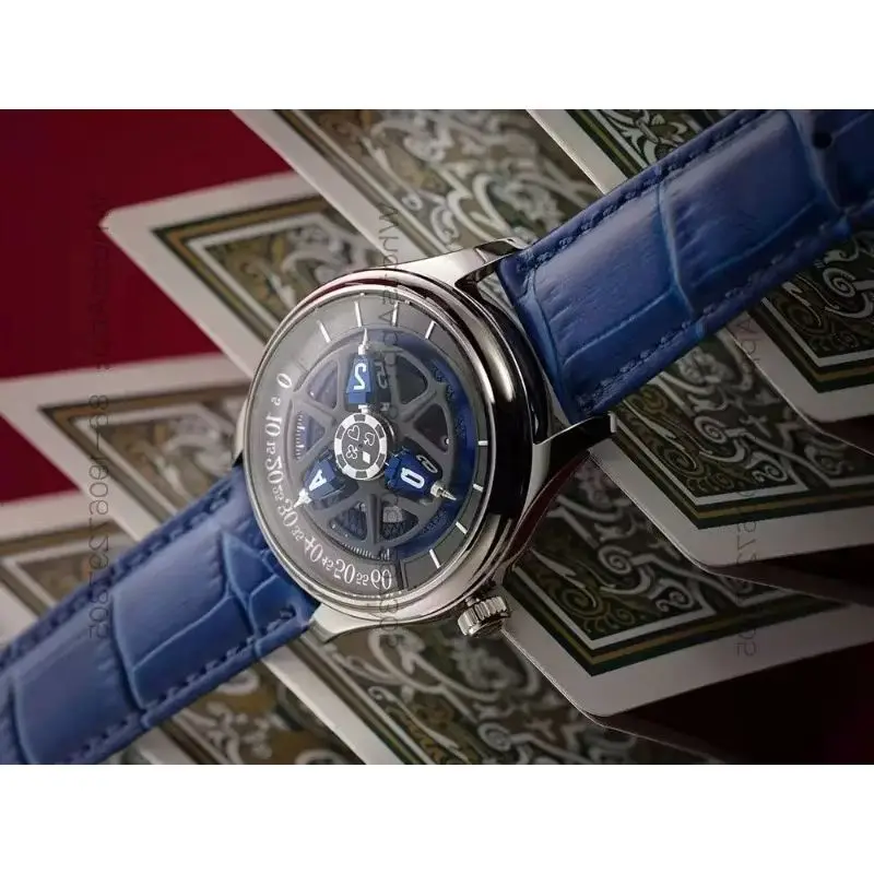 302141 Fully automatic mechanical watch men's personalized small dial star wheel watch, gift box
