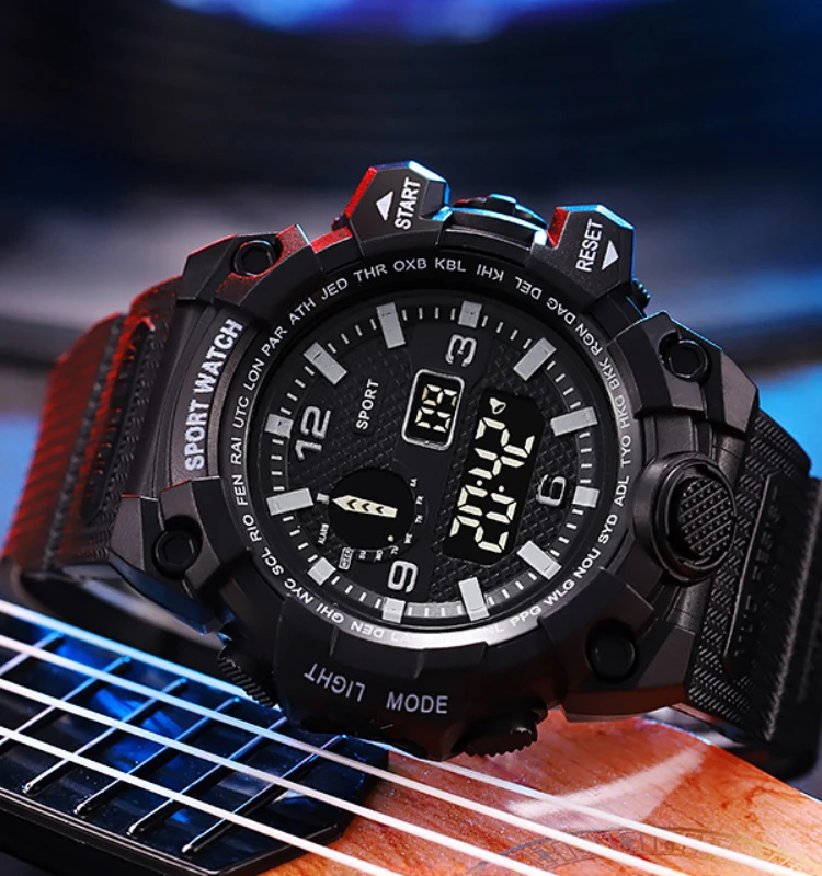 Electronic Watch for Men's and Women's Sports Outdoor Multi functional Electronic Watch