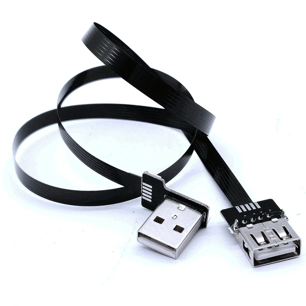 

Стандартный монитор FPV 5CM-100CM USB 2.0 «папа-мама» FFC Супермягкий ультратонкий плоский ленточный кабель для зарядки FPC