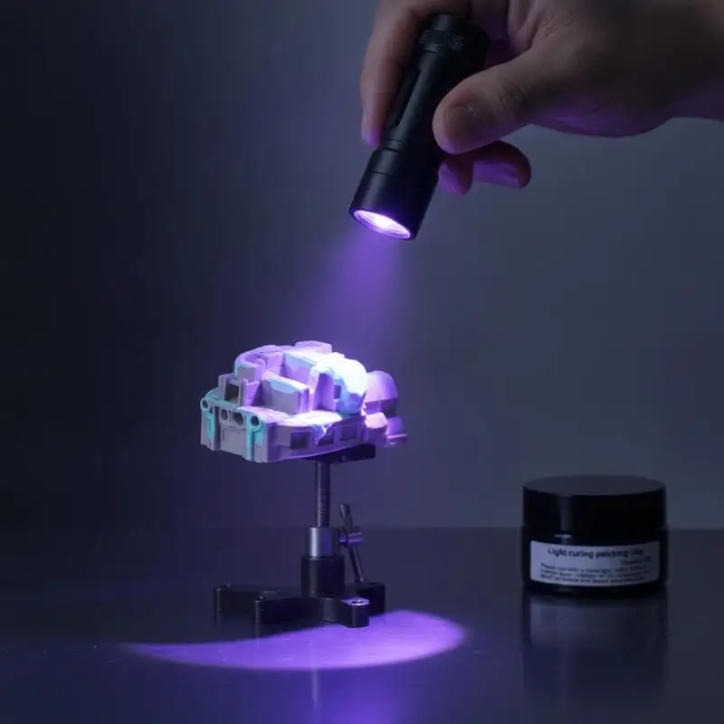 1 Set Curable Putty Fill UV Light Curing Repair Clay Repair Failed 3D Printed Model Modification Accessories For Bambu Lab