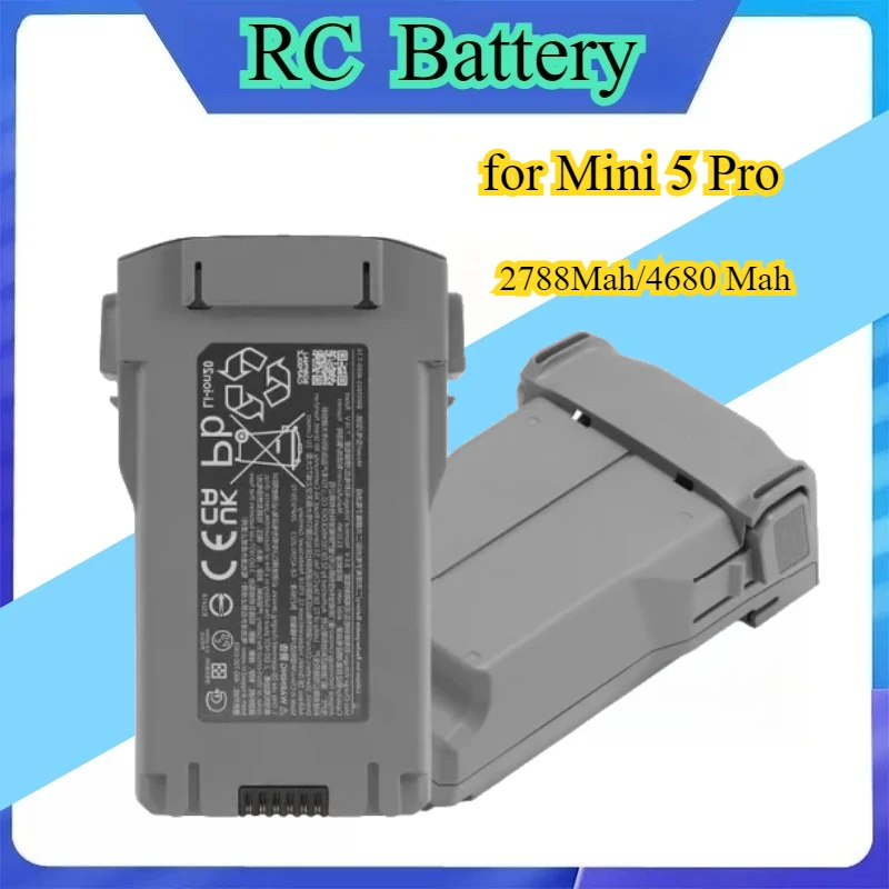

NEW 4680mAh Battery Plus for Mini 5 Pro 52 Min Flight Time Intelligent Flight UAV Accessories