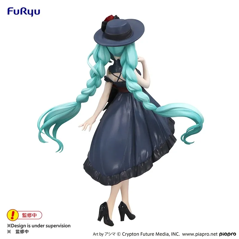 Auf Lager original 19cm Anime Figur Furyu Vocaloid Hatsune Miku Action figur Tischplatte Ornament Modell Spielzeug Geschenke