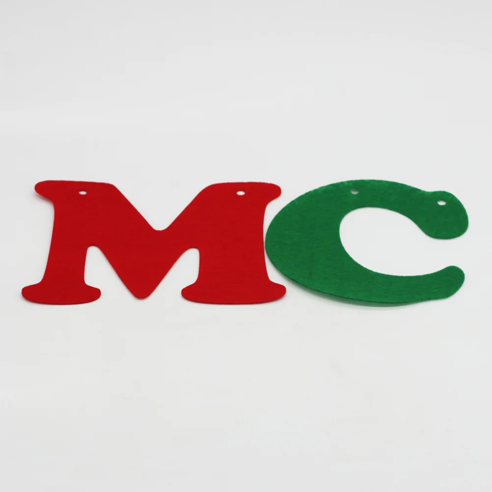 

Merry Christmas Letters Felt Banner Bunting Party Decor Garland Bridal Shower Wedding S-007 Merry Christmas Letters Banner