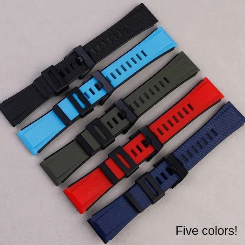 Rubber Strap For Casio G-SHOCK Octagonal GA 2000 GA-2000-1A2 PRG-600 Watchband Waterproof Silicone Sport men Wrist band Bracelet