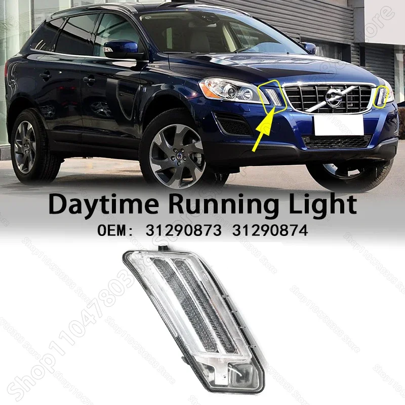 

Передний бампер, парковочные дневные ходовые огни для VOLVO XC60, указатель поворота 2009-2013 годов 31290873 31290874