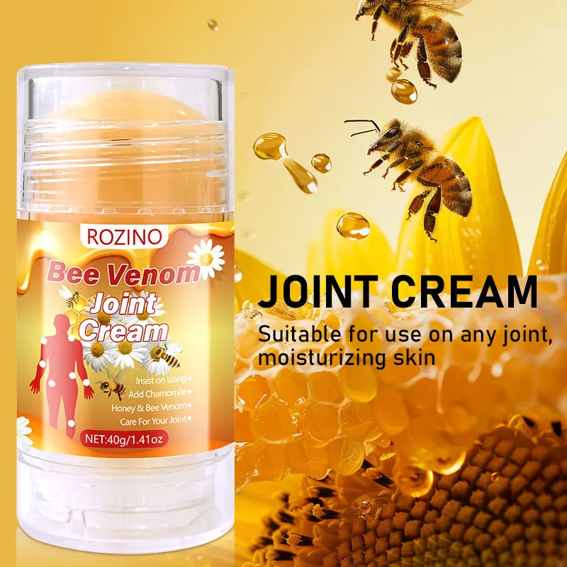 1/2/3 Sticks of Bee Venom Chamomile Joint Skin Care Stick, Improves Joint Skin Discomfort and Signs of Tightness, Deeply Hydrates and Moisturizes, Resists Extreme Dryness, Softens and Smooths the Skin, Suitable for Joi