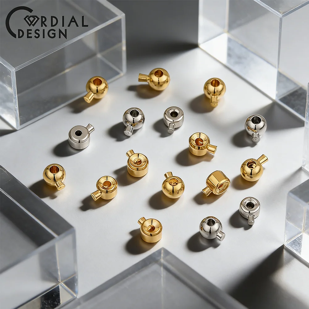 

Cordial Design 200Pcs Crimp & End Beads/DIY Jewelry Components/Genuine Gold Coating/Jewelry Findings & Assemblies#194236