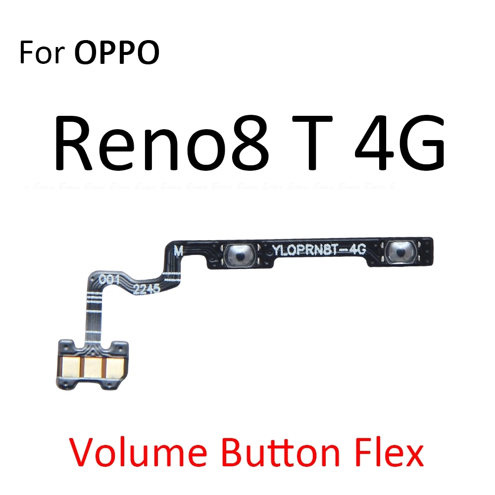 Przycisk Głośności Włącznik Wyłącznik Taśma Flex do OPPO Reno 7 8 Reno7 Reno8 Pro T 5G 4G Części Zamienne
