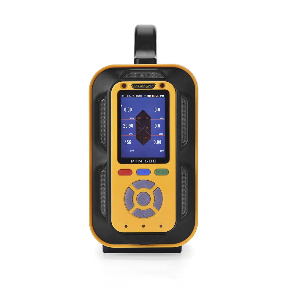 

Sound/Light/Vibration Alarm Portable Composite Gas Detector/Analyzer/(O2/CO/H2S/LEL/TVOC) For Oil&Gas Leak Surveys