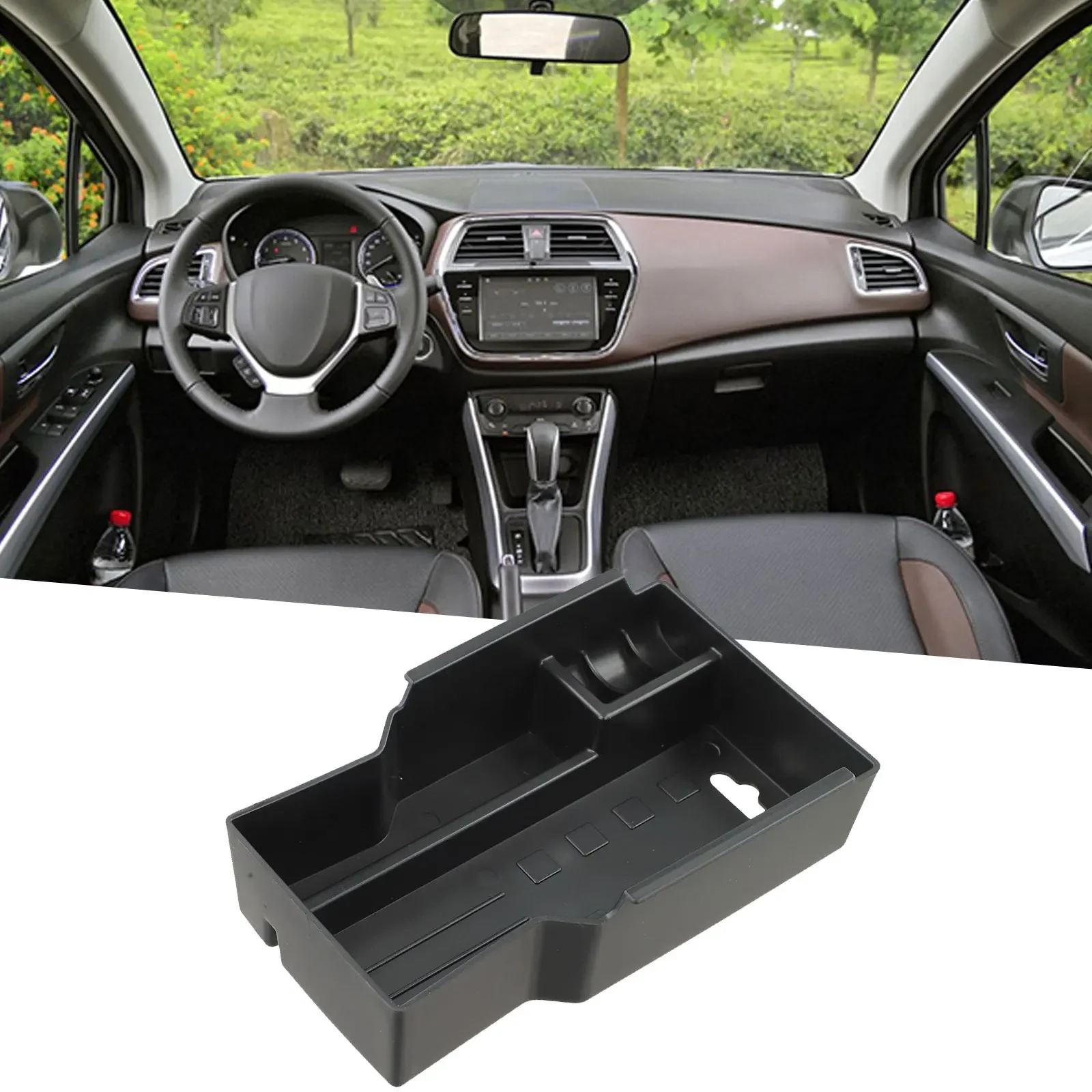 Center Console Storage Box for Suzuki For SX4 S Cross For Vitara and For Escudo Direct Replacement Part for Seamless Fit