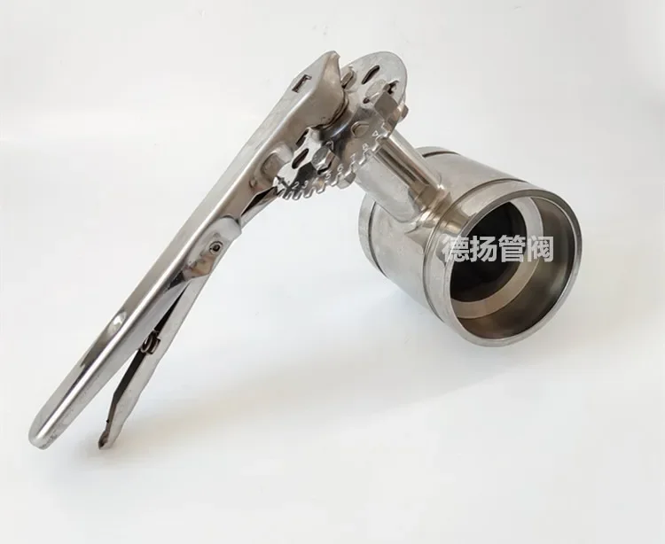 

Stainless steel groove butterfly valve manual D81X-16P turbine 304 clamp butterfly valve