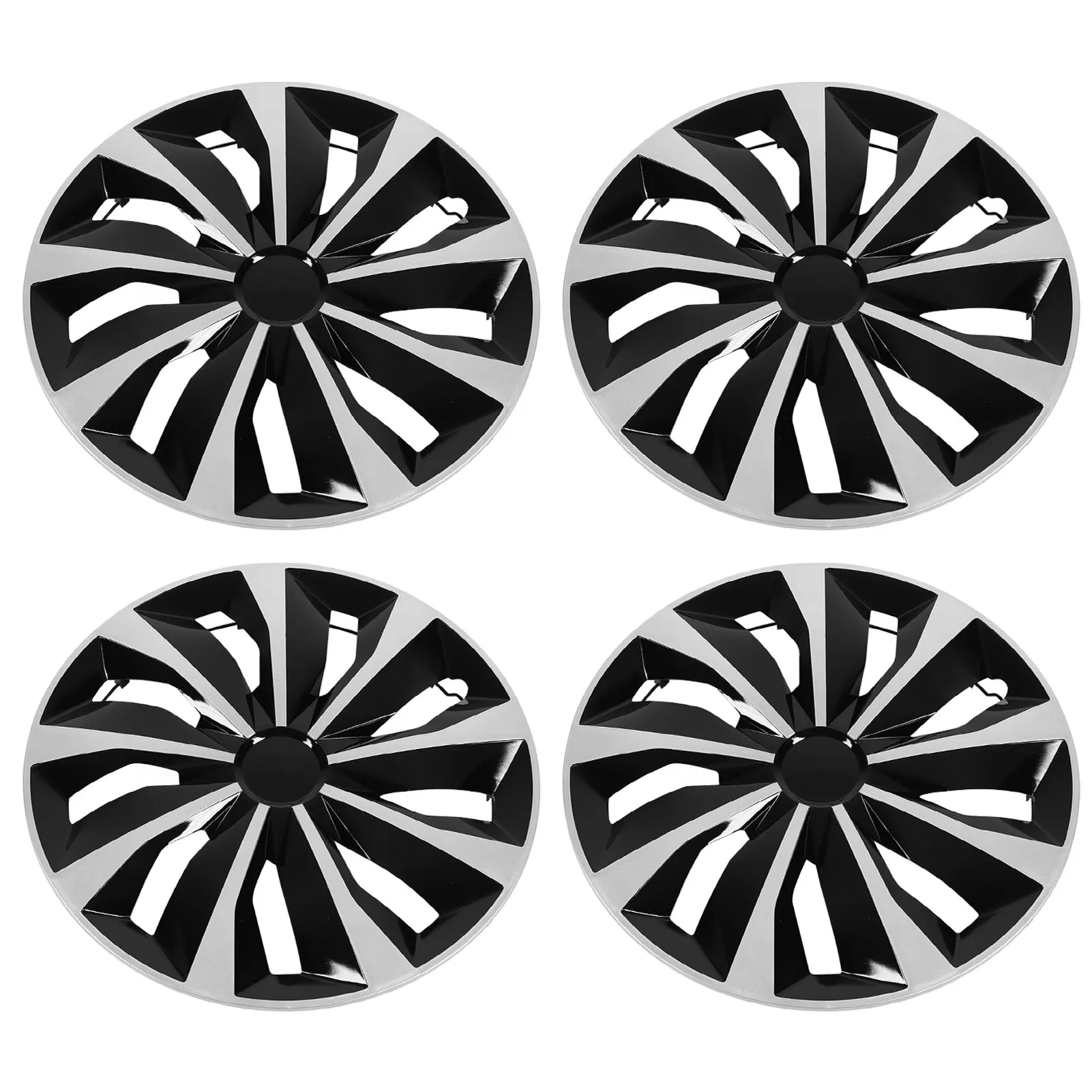 4pcs Car Hubcap 15 Inch Hubcaps Wheel Covers Replacement For Fiat 500 And Most Cars